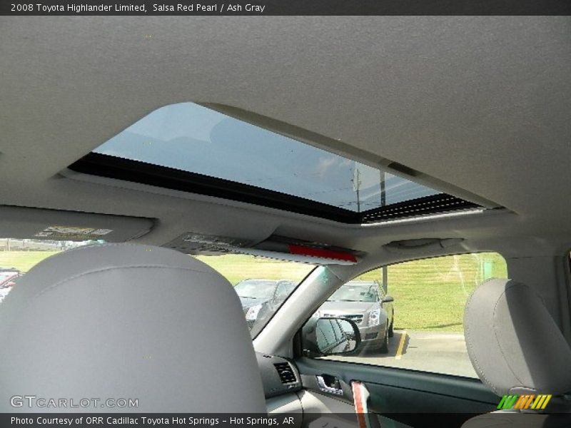 Salsa Red Pearl / Ash Gray 2008 Toyota Highlander Limited