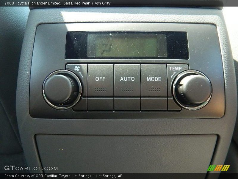 Salsa Red Pearl / Ash Gray 2008 Toyota Highlander Limited