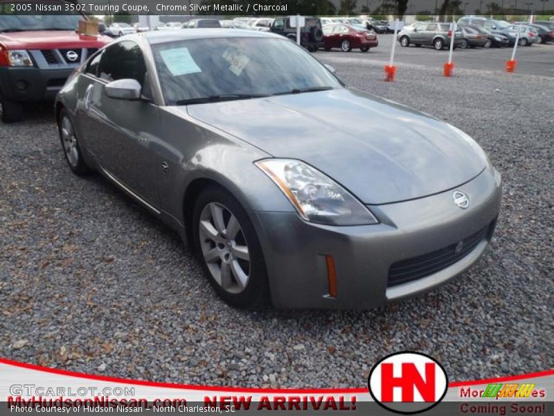 Chrome Silver Metallic / Charcoal 2005 Nissan 350Z Touring Coupe