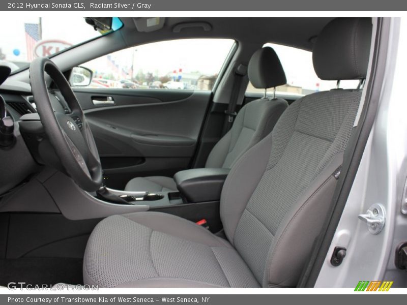 Radiant Silver / Gray 2012 Hyundai Sonata GLS