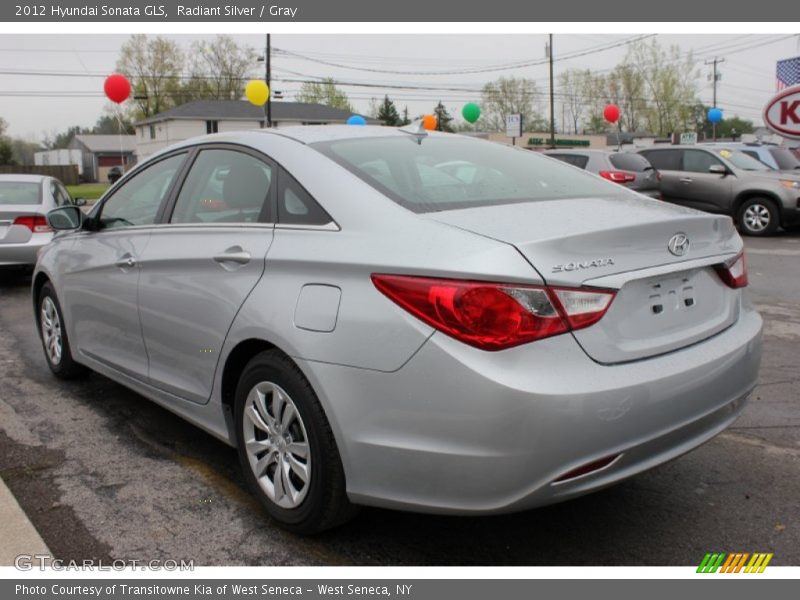 Radiant Silver / Gray 2012 Hyundai Sonata GLS
