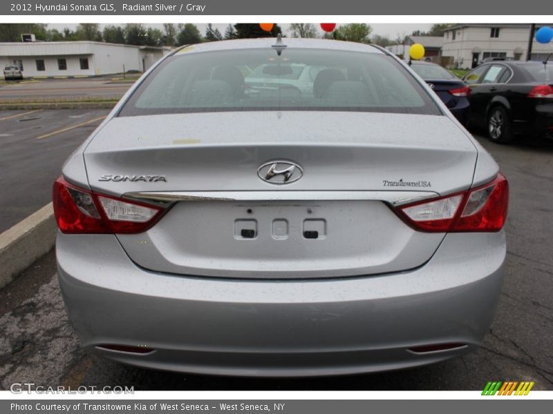 Radiant Silver / Gray 2012 Hyundai Sonata GLS