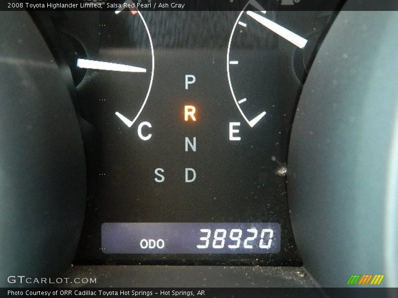 Salsa Red Pearl / Ash Gray 2008 Toyota Highlander Limited