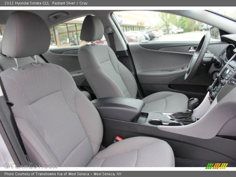 Radiant Silver / Gray 2012 Hyundai Sonata GLS