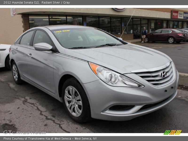 Radiant Silver / Gray 2012 Hyundai Sonata GLS