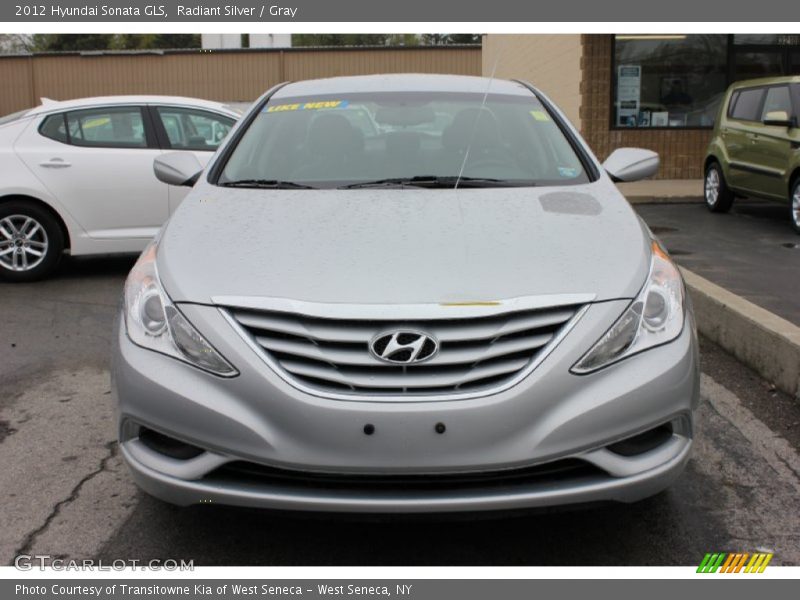 Radiant Silver / Gray 2012 Hyundai Sonata GLS