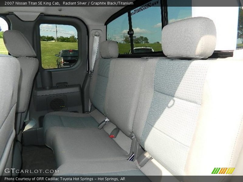 Radiant Silver / Graphite Black/Titanium 2007 Nissan Titan SE King Cab