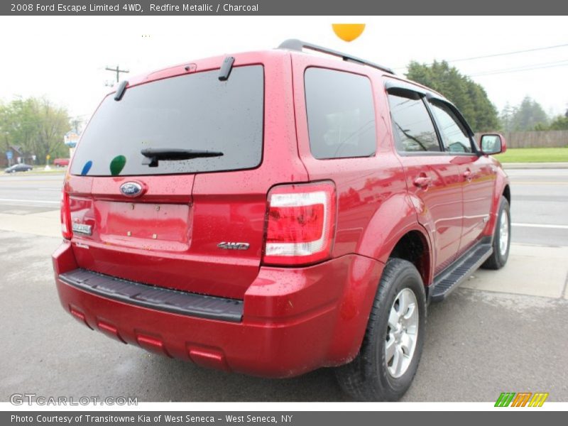 Redfire Metallic / Charcoal 2008 Ford Escape Limited 4WD