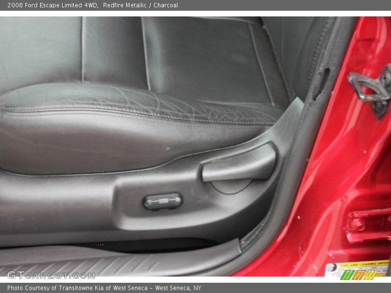Redfire Metallic / Charcoal 2008 Ford Escape Limited 4WD