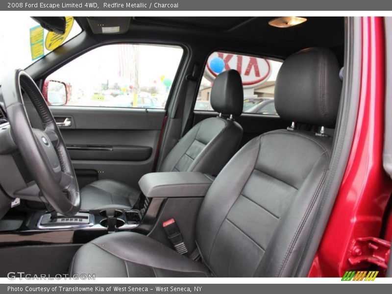 Redfire Metallic / Charcoal 2008 Ford Escape Limited 4WD