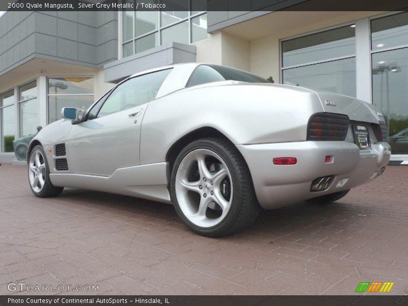 Silver Grey Metallic / Tobacco 2000 Qvale Mangusta