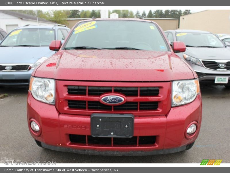 Redfire Metallic / Charcoal 2008 Ford Escape Limited 4WD