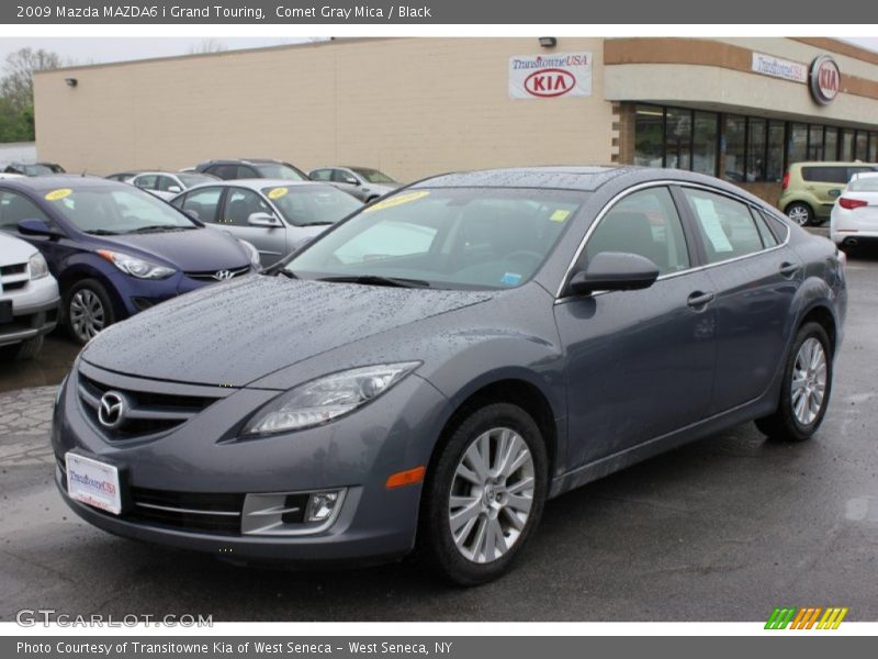 Comet Gray Mica / Black 2009 Mazda MAZDA6 i Grand Touring