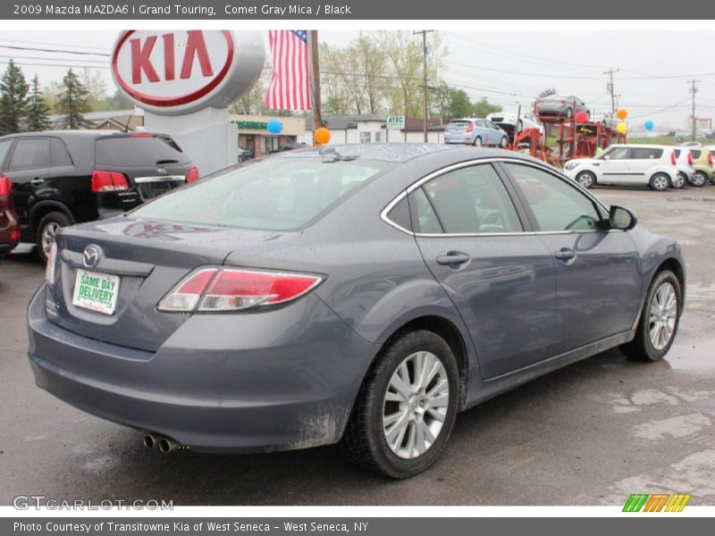 Comet Gray Mica / Black 2009 Mazda MAZDA6 i Grand Touring