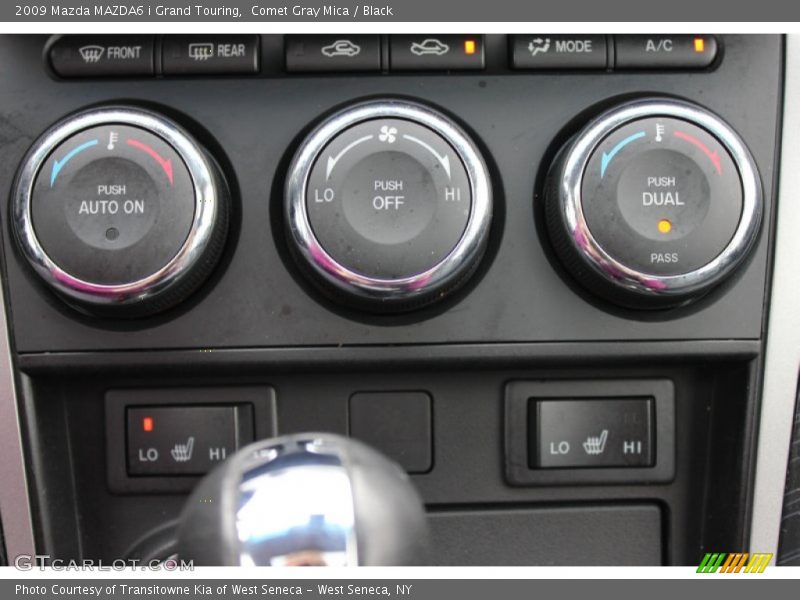 Comet Gray Mica / Black 2009 Mazda MAZDA6 i Grand Touring