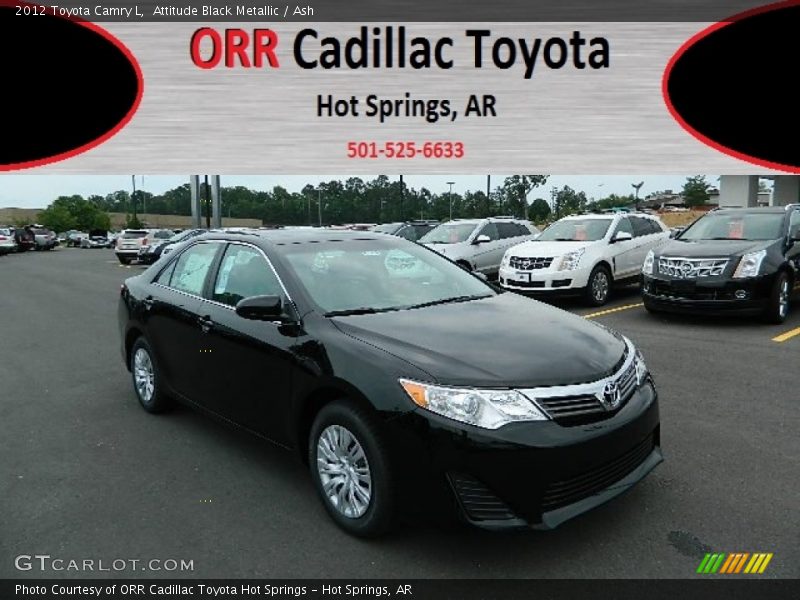 Attitude Black Metallic / Ash 2012 Toyota Camry L