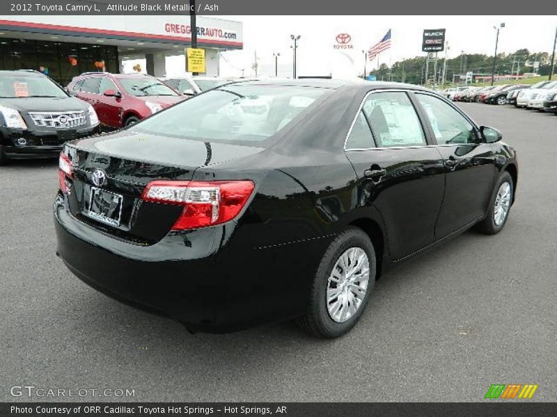 Attitude Black Metallic / Ash 2012 Toyota Camry L
