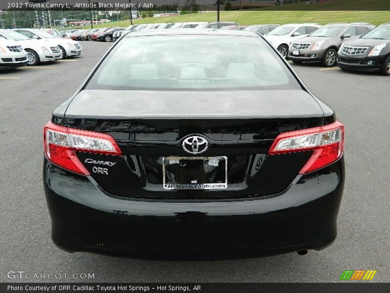 Attitude Black Metallic / Ash 2012 Toyota Camry L