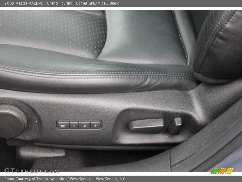 Comet Gray Mica / Black 2009 Mazda MAZDA6 i Grand Touring