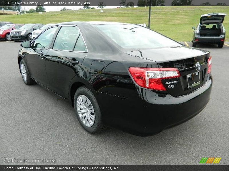 Attitude Black Metallic / Ash 2012 Toyota Camry L