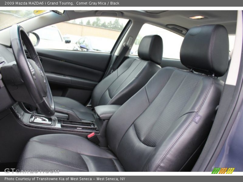 Comet Gray Mica / Black 2009 Mazda MAZDA6 i Grand Touring