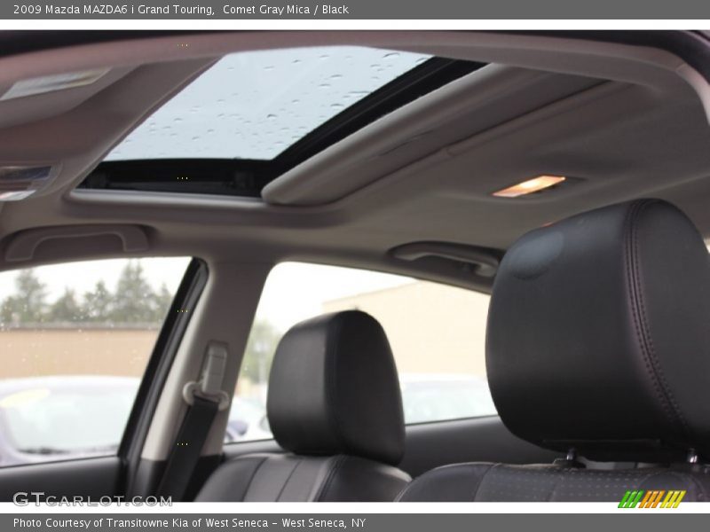 Comet Gray Mica / Black 2009 Mazda MAZDA6 i Grand Touring