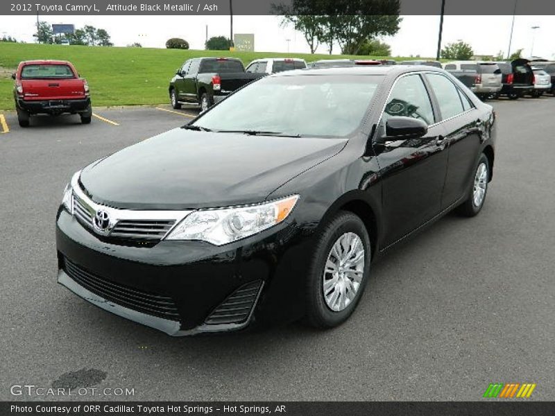 Attitude Black Metallic / Ash 2012 Toyota Camry L