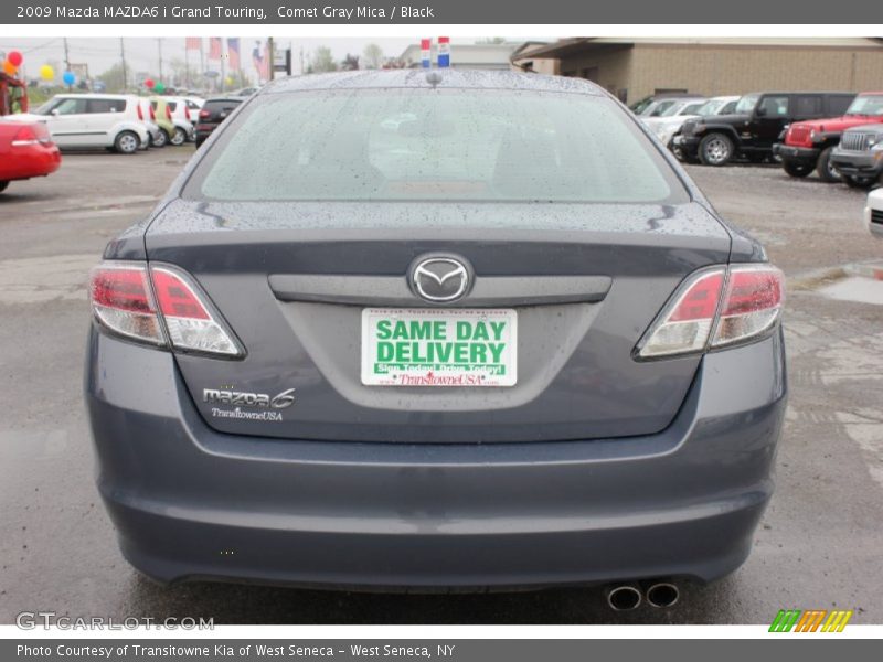 Comet Gray Mica / Black 2009 Mazda MAZDA6 i Grand Touring