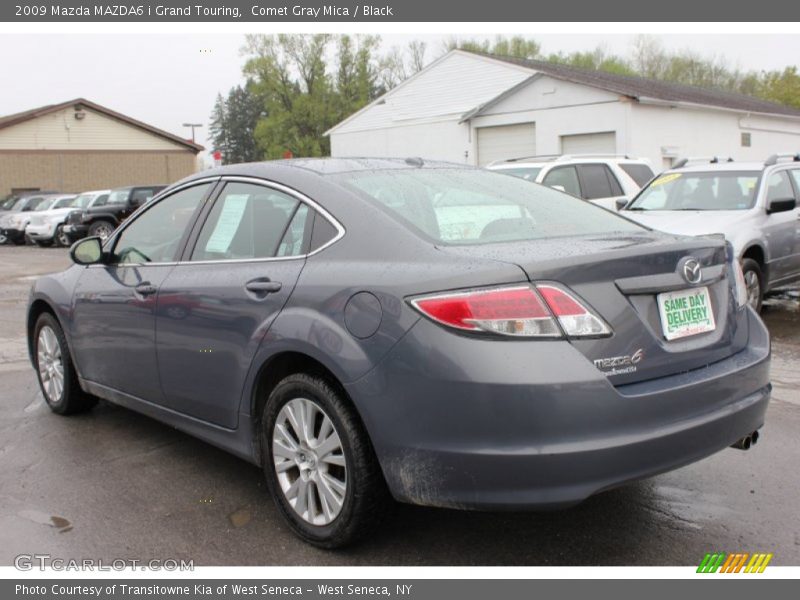 Comet Gray Mica / Black 2009 Mazda MAZDA6 i Grand Touring