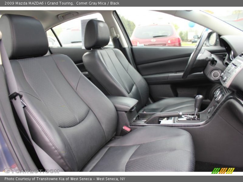 Comet Gray Mica / Black 2009 Mazda MAZDA6 i Grand Touring