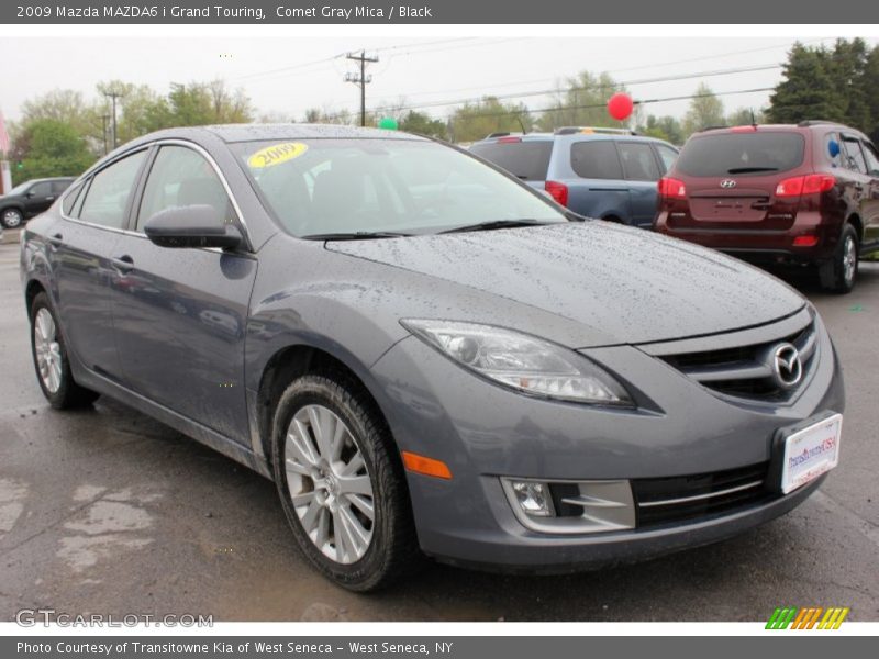 Comet Gray Mica / Black 2009 Mazda MAZDA6 i Grand Touring