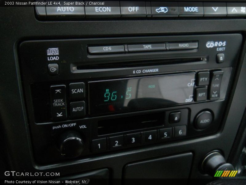 Super Black / Charcoal 2003 Nissan Pathfinder LE 4x4