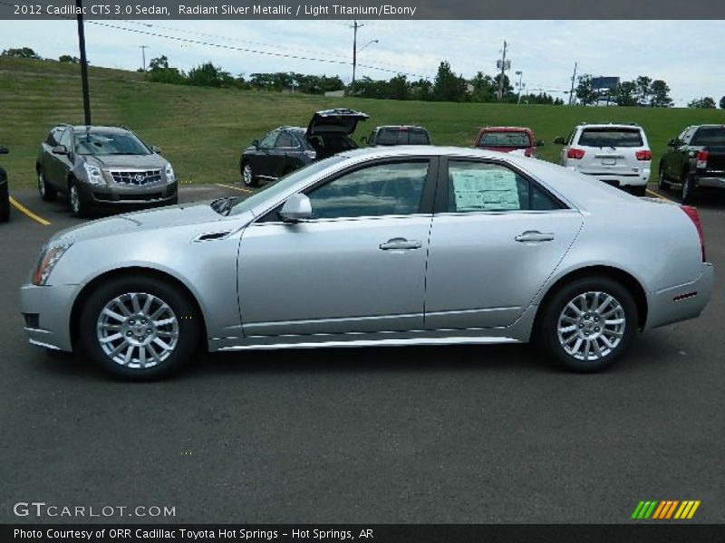 Radiant Silver Metallic / Light Titanium/Ebony 2012 Cadillac CTS 3.0 Sedan