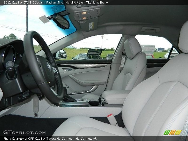 Radiant Silver Metallic / Light Titanium/Ebony 2012 Cadillac CTS 3.0 Sedan