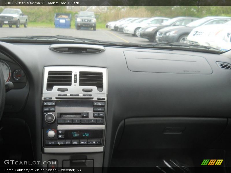 Merlot Red / Black 2003 Nissan Maxima SE