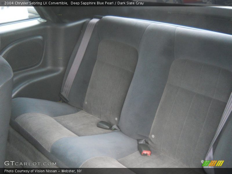 Deep Sapphire Blue Pearl / Dark Slate Gray 2004 Chrysler Sebring LX Convertible