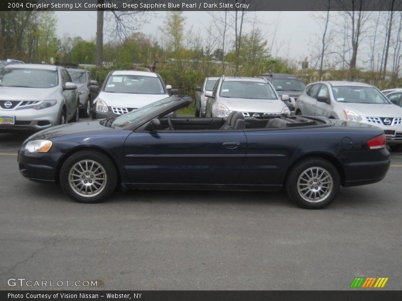 2004 Sebring LX Convertible Deep Sapphire Blue Pearl