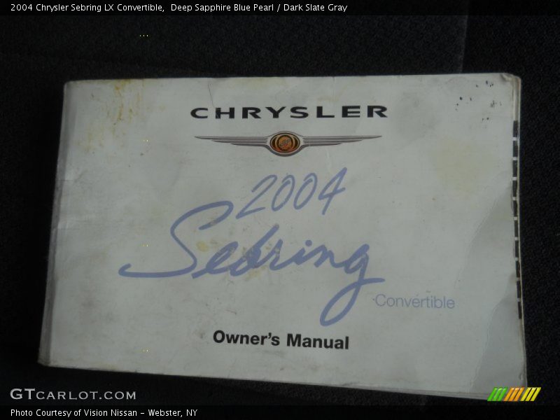 Books/Manuals of 2004 Sebring LX Convertible