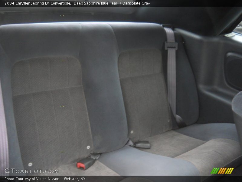 Deep Sapphire Blue Pearl / Dark Slate Gray 2004 Chrysler Sebring LX Convertible