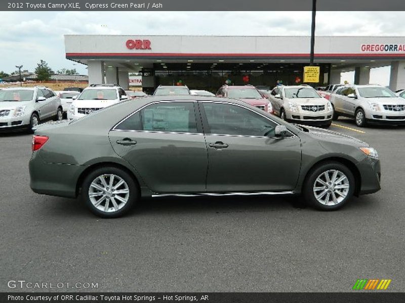 Cypress Green Pearl / Ash 2012 Toyota Camry XLE