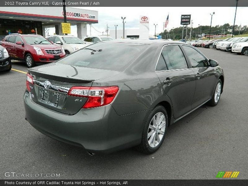 Cypress Green Pearl / Ash 2012 Toyota Camry XLE