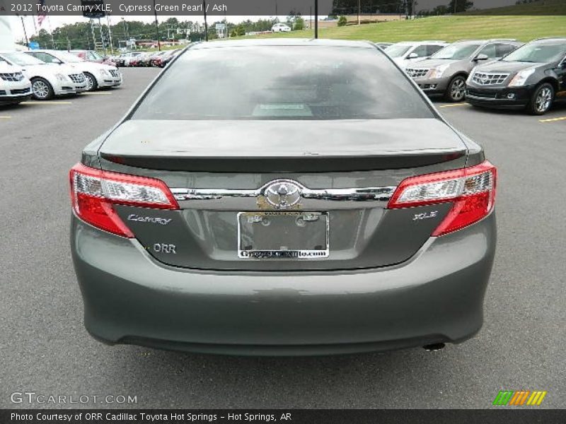 Cypress Green Pearl / Ash 2012 Toyota Camry XLE