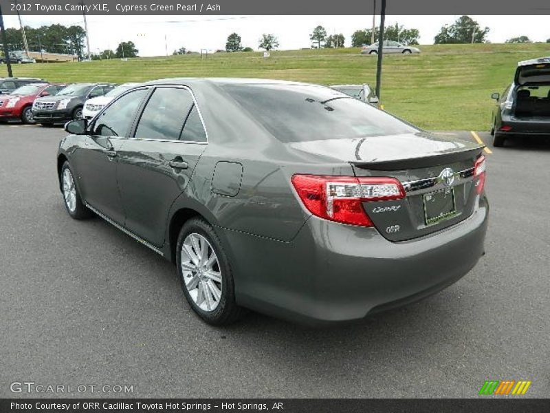 Cypress Green Pearl / Ash 2012 Toyota Camry XLE