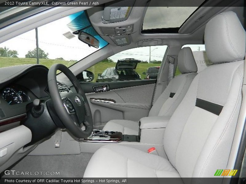 Cypress Green Pearl / Ash 2012 Toyota Camry XLE