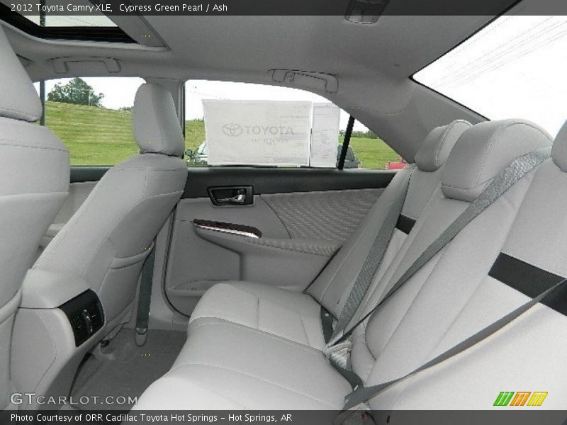 Cypress Green Pearl / Ash 2012 Toyota Camry XLE