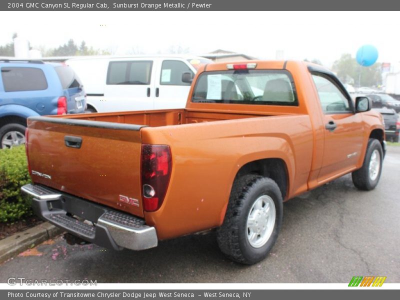  2004 Canyon SL Regular Cab Sunburst Orange Metallic