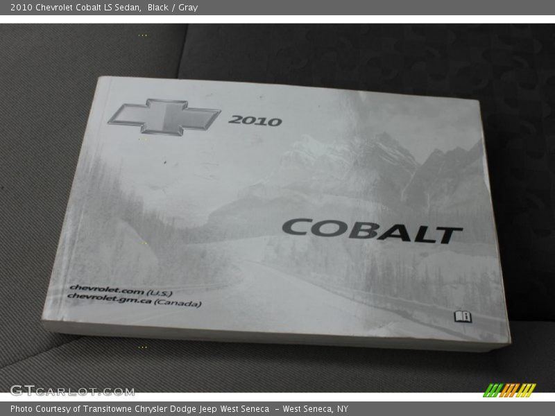 Black / Gray 2010 Chevrolet Cobalt LS Sedan