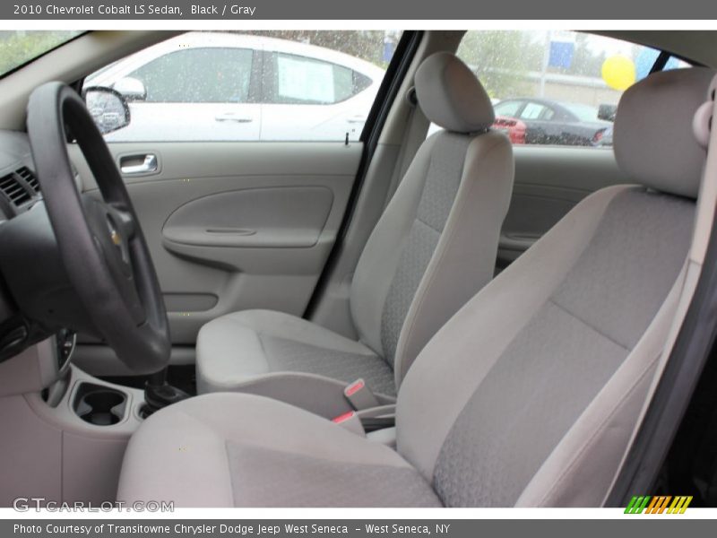 Black / Gray 2010 Chevrolet Cobalt LS Sedan