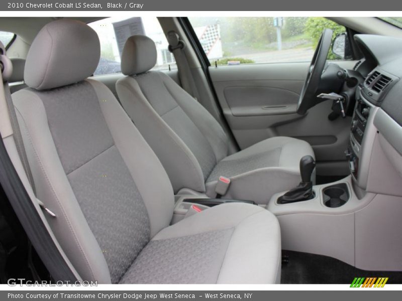 Black / Gray 2010 Chevrolet Cobalt LS Sedan