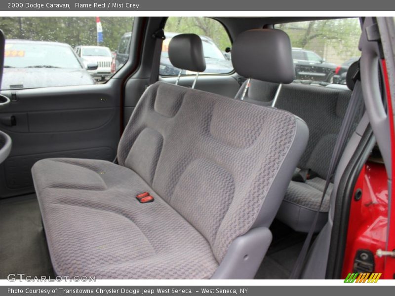 Rear Seat of 2000 Caravan 
